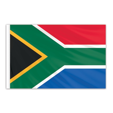 South Africa Indoor Nylon Flag 3'x5'